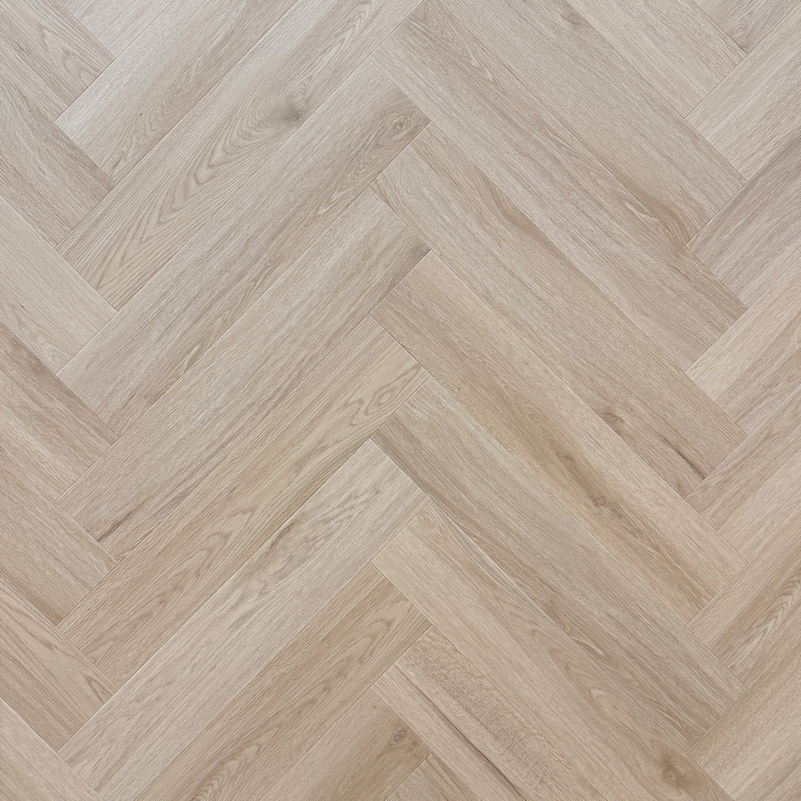 8.5mm Herringbone SPC Hybrid Flooring - Natural Oak